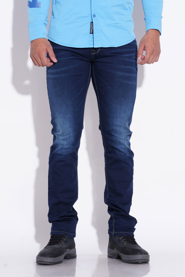 DK BLUE 5 POCKET MID-RISE JEANS