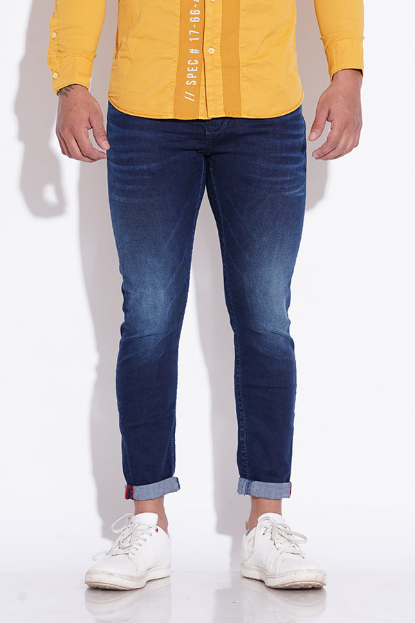 DK BLUE 5 POCKET LOW-RISE ANKLE LENGTH JEANS