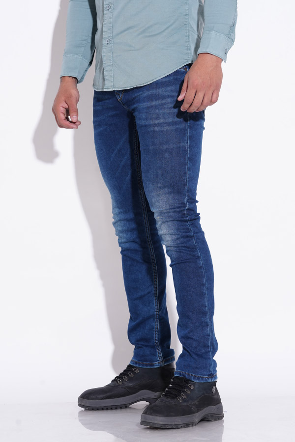 DK BLUE 5 POCKET MID-RISE NARROW FIT JEANS