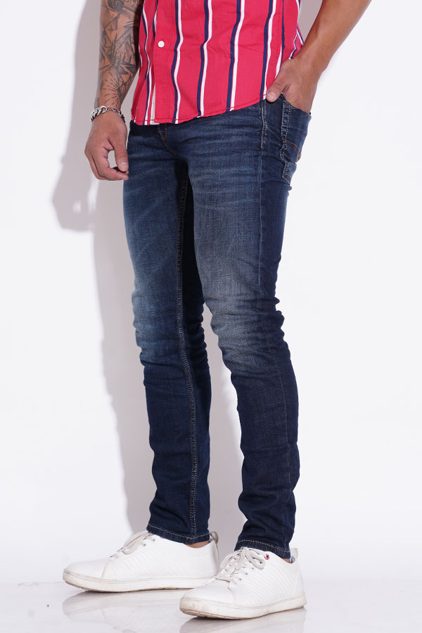 DK BLUE 5 POCKET MID-RISE NARROW FIT JEANS