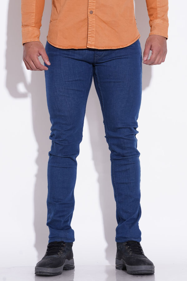 DK BLUE 5 POCKET MID-RISE NARROW FIT JEANS