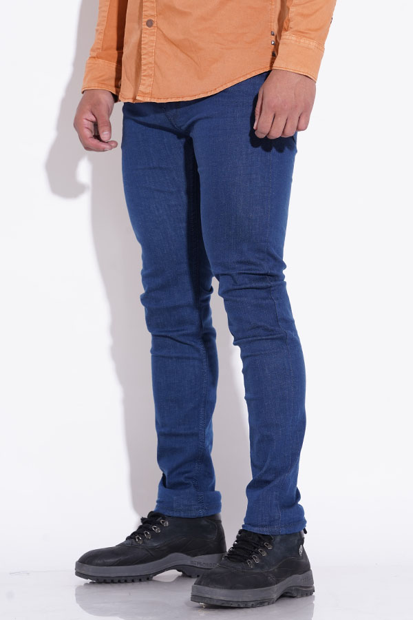 DK BLUE 5 POCKET MID-RISE NARROW FIT JEANS