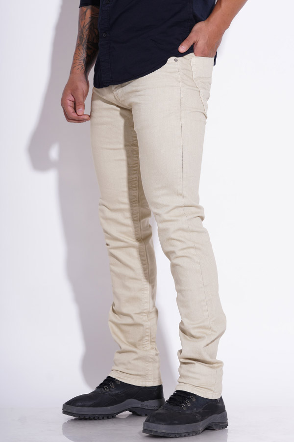 STONE 5 POCKET MID-RISE JEANS