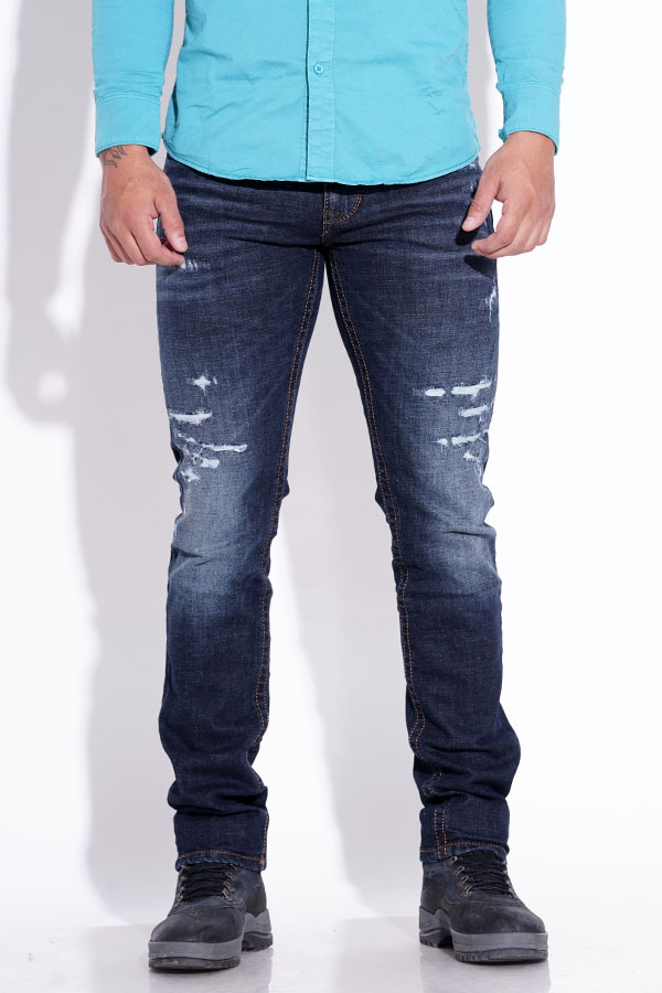 DK BLUE 5 POCKET MID-RISE JEANS