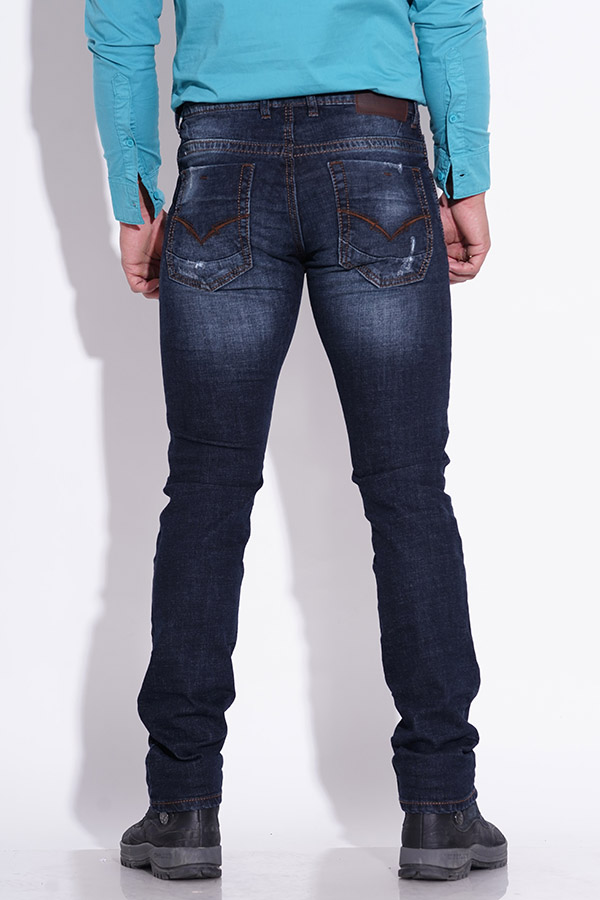 DK BLUE 5 POCKET MID-RISE JEANS