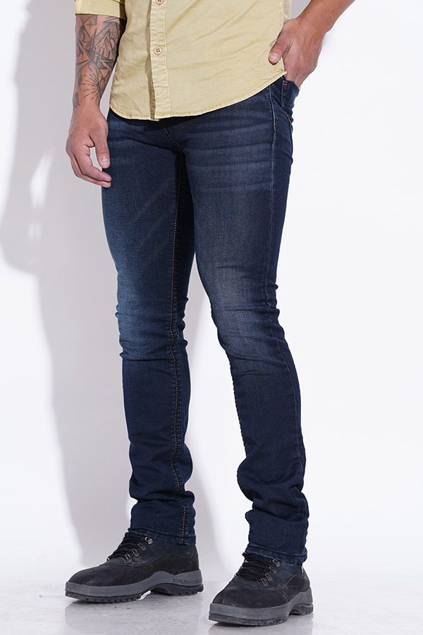 DK BLUE 5 POCKET MID-RISE JEANS