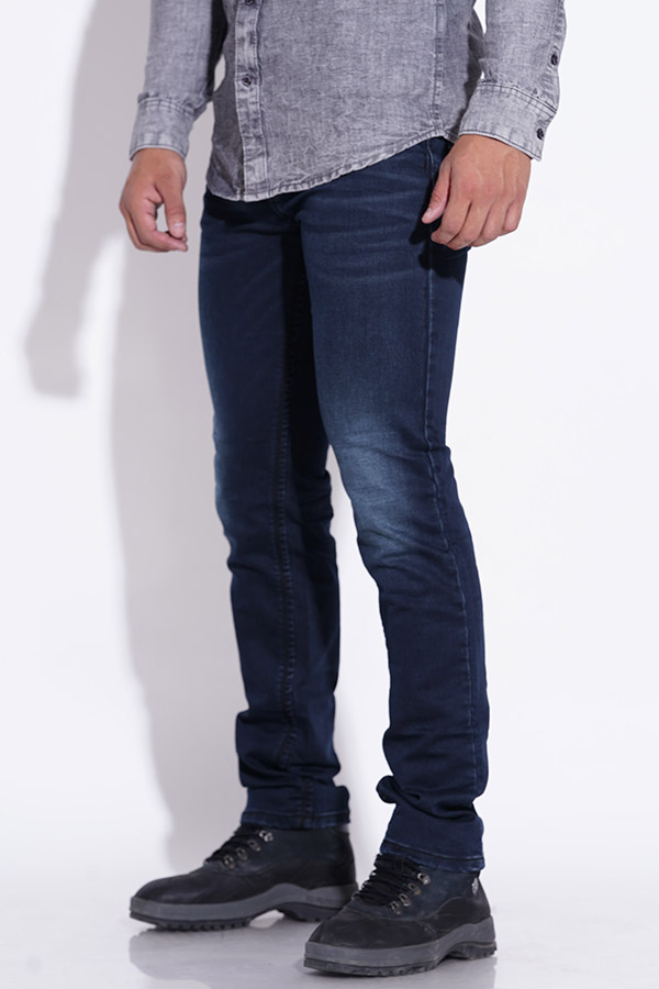 DK BLUE 5 POCKET MID-RISE JEANS