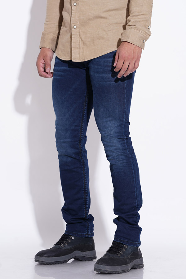 DK BLUE 5 POCKET MID-RISE JEANS