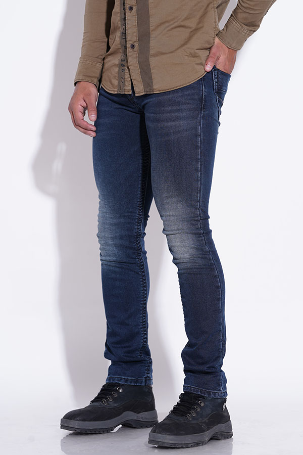 DK BLUE 5 POCKET MID-RISE JEANS