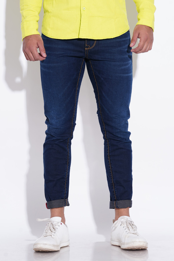 DK BLUE 5 POCKET LOW-RISE ANKLE LENGTH JEANS