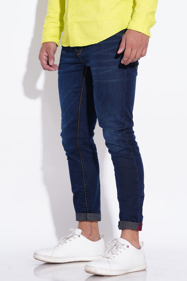 DK BLUE 5 POCKET LOW-RISE ANKLE LENGTH JEANS