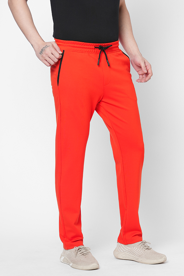 ORANGE ATHLEISURE TRACK PANT