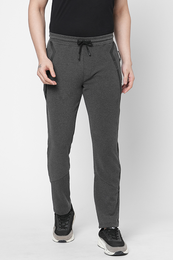 DK GREY ATHLEISURE TRACK PANT