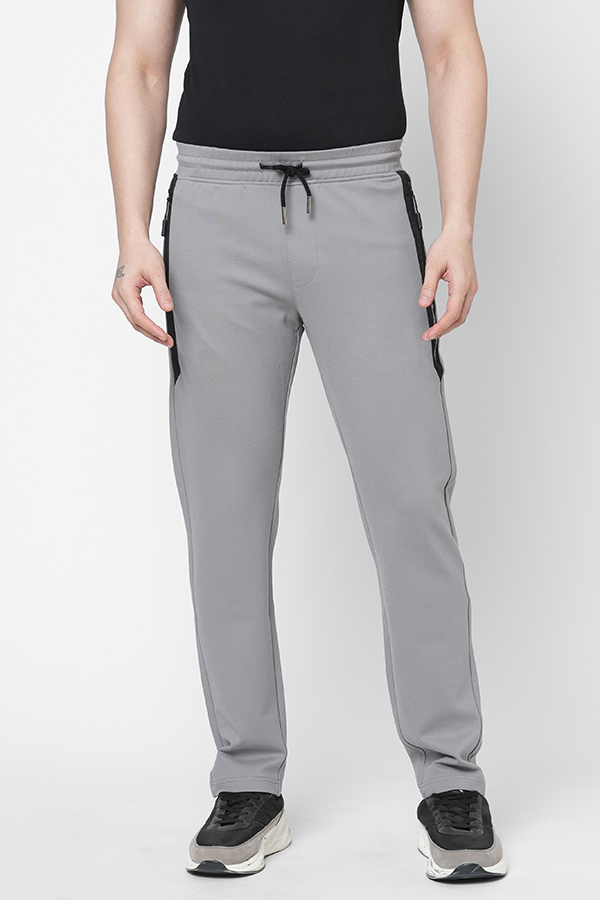 GREY PANTONE ATHLEISURE TRACK PANT