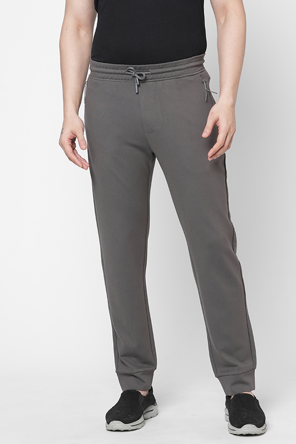 DK GREY ATHLEISURE TRACK PANT