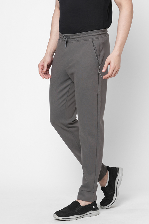 DK GREY ATHLEISURE TRACK PANT