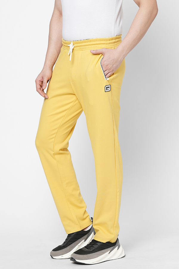 MUSTARD ATHLEISURE TRACK PANT