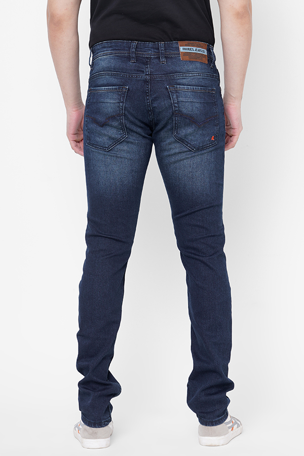 DK BLUE 5 POCKET MID-RISE NARROW FIT JEANS