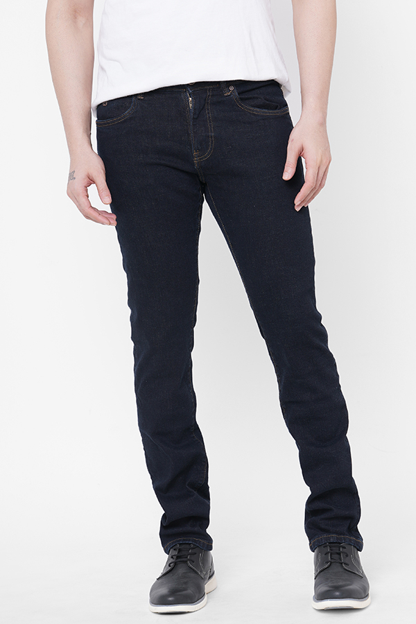 DK BLUE 5 POCKET MID-RISE NARROW FIT JEANS