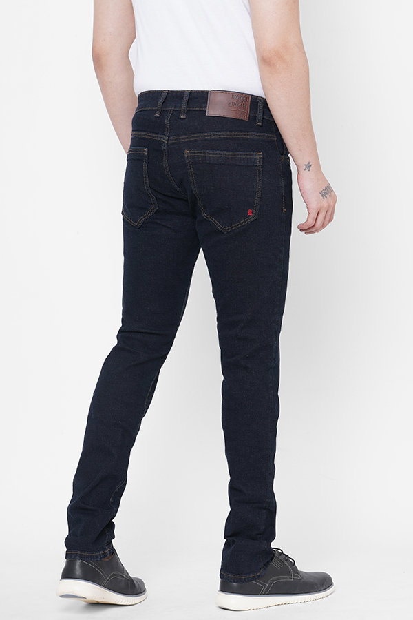 DK BLUE 5 POCKET MID-RISE NARROW FIT JEANS