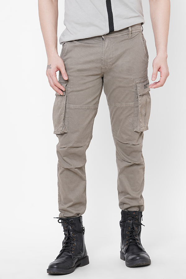 SAND SLIM FIT CARGO PANT