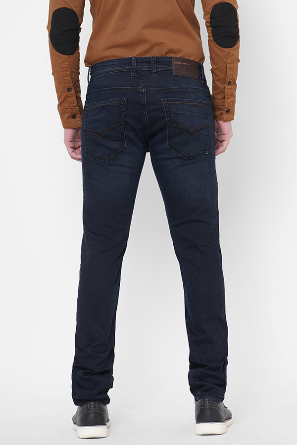 DK BLUE 5 POCKET MID-RISE NARROW FIT JEANS