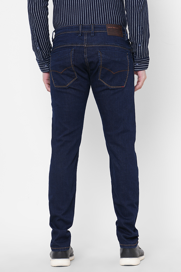 DK BLUE 5 POCKET MID-RISE NARROW FIT JEANS