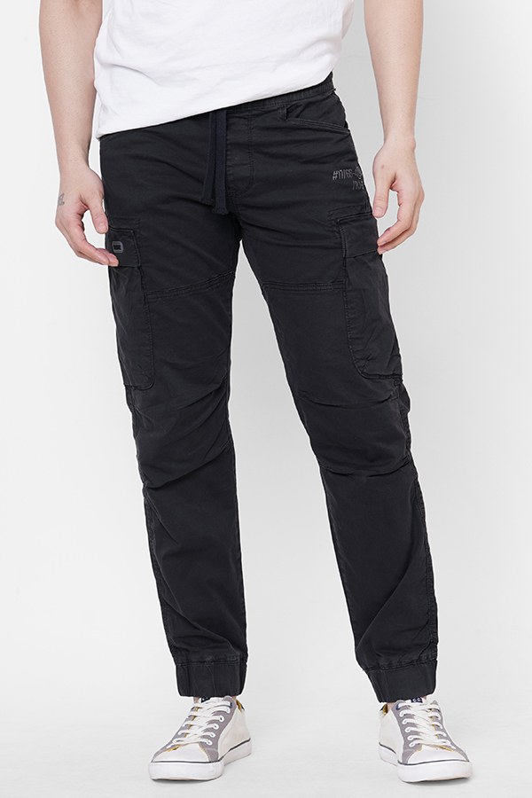 CHARCOAL SLIM FIT CARGO PANT