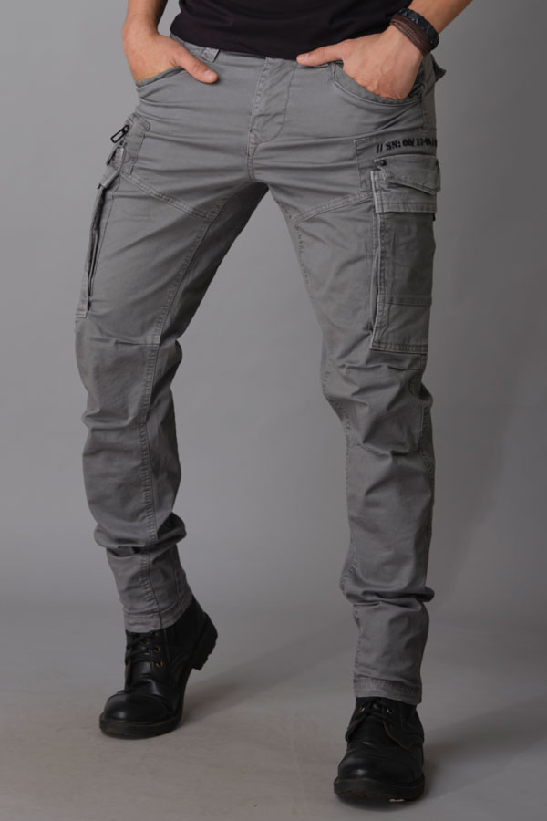 CLAY GREY CARGO PANT (REGULAR FIT)