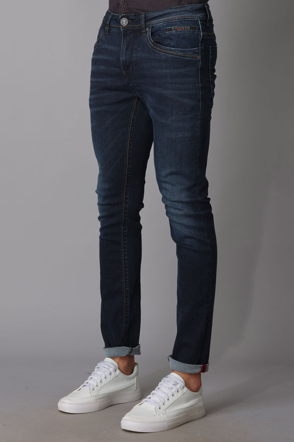 DK BLUE 5 POCKET MID-RISE NARROW FIT JEANS (BILLY FIT)