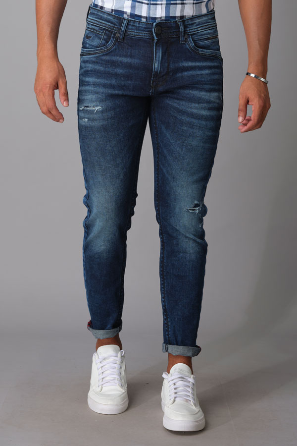 DK BLUE 5 POCKET LOW-RISE ANKLE LENGTH JEANS (SPRINGSTEEN FIT)