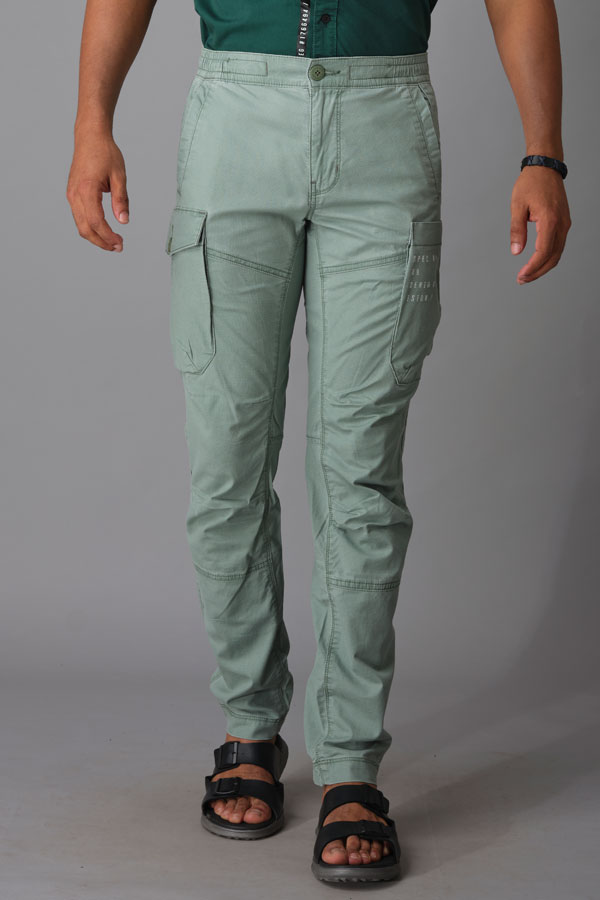 GREEN CARGO PANT (REGULAR FIT)