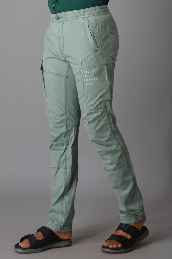 GREEN CARGO PANT (REGULAR FIT)