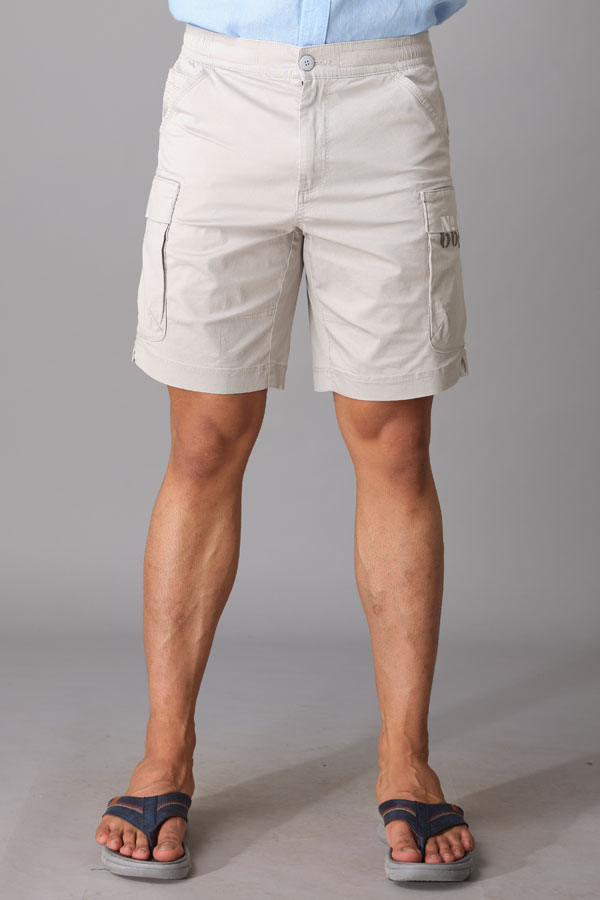 GREY COTTON SHORT (COTTON SLIM)