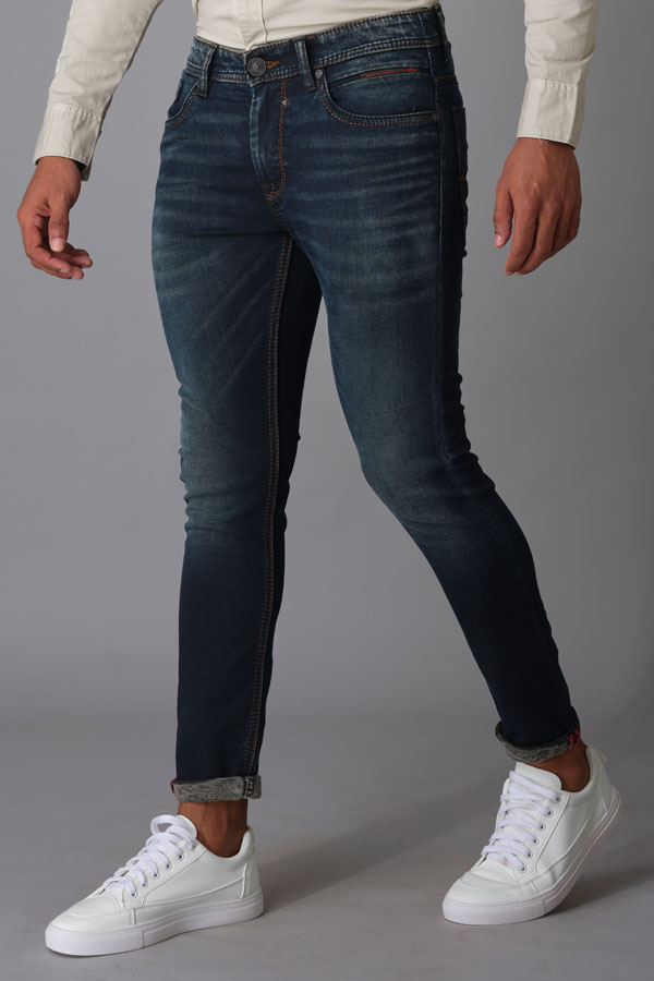 DK BLUE 5 POCKET LOW-RISE ANKLE LENGTH JEANS (SPRINGSTEEN FIT)