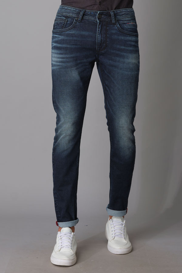 DK BLUE 5 POCKET MID-RISE TAPERED FIT JEANS (BILLY FIT)