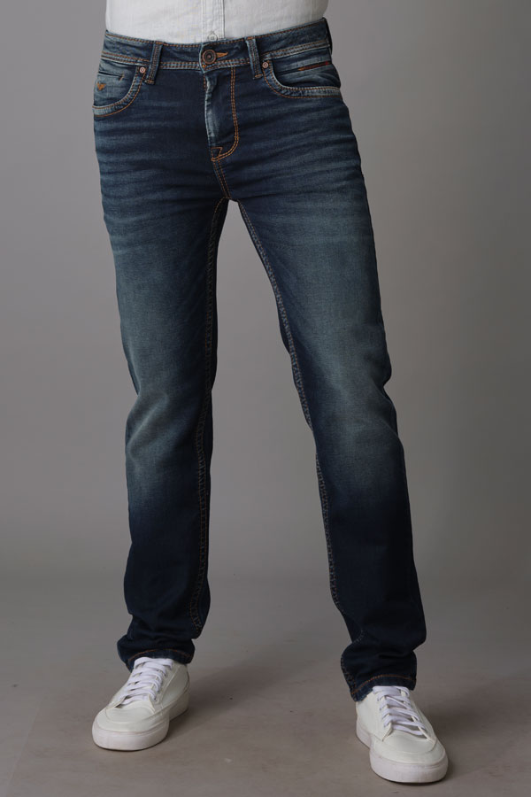 DK BLUE 5 POCKET MIDRISE REGULAR AND STREIGHT FIT JEANS (MORRISON FIT)