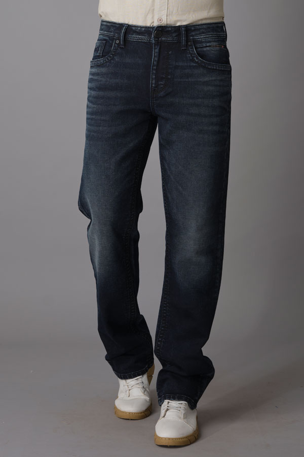 LT BLUE 5 POCKET MIDRISE, COMFORT AND STREIGHT FIT JEANS (JESSE FIT)