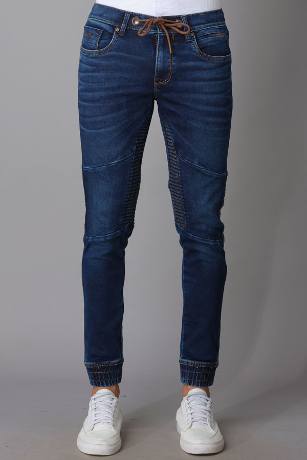 DK BLUE 5 POCKET LOW-RISE ANKLE LENGTH JEANS (SPRINGSTEEN FIT)