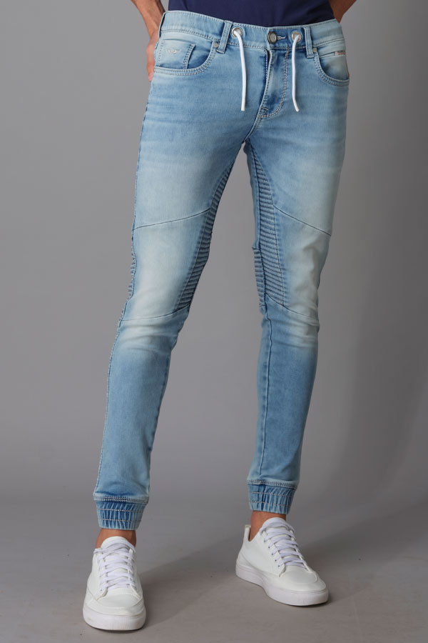 LT BLUE 5 POCKET LOW-RISE ANKLE LENGTH JEANS (SPRINGSTEEN FIT)