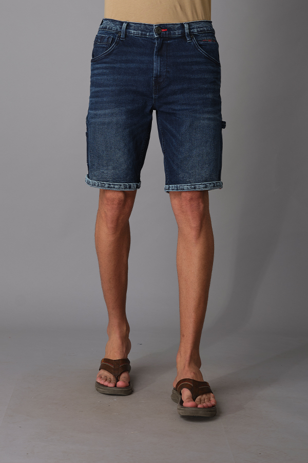 DK BLUE DENIM SHORT (DENIM SLIM)