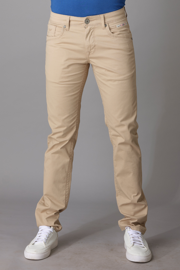 BEIGE 5 POCKET (REGULAR FIT)