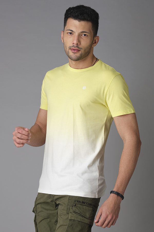 LEMON HALF SLEEVE ROUND NECK TEE (R NECK H/SLV SLIM)