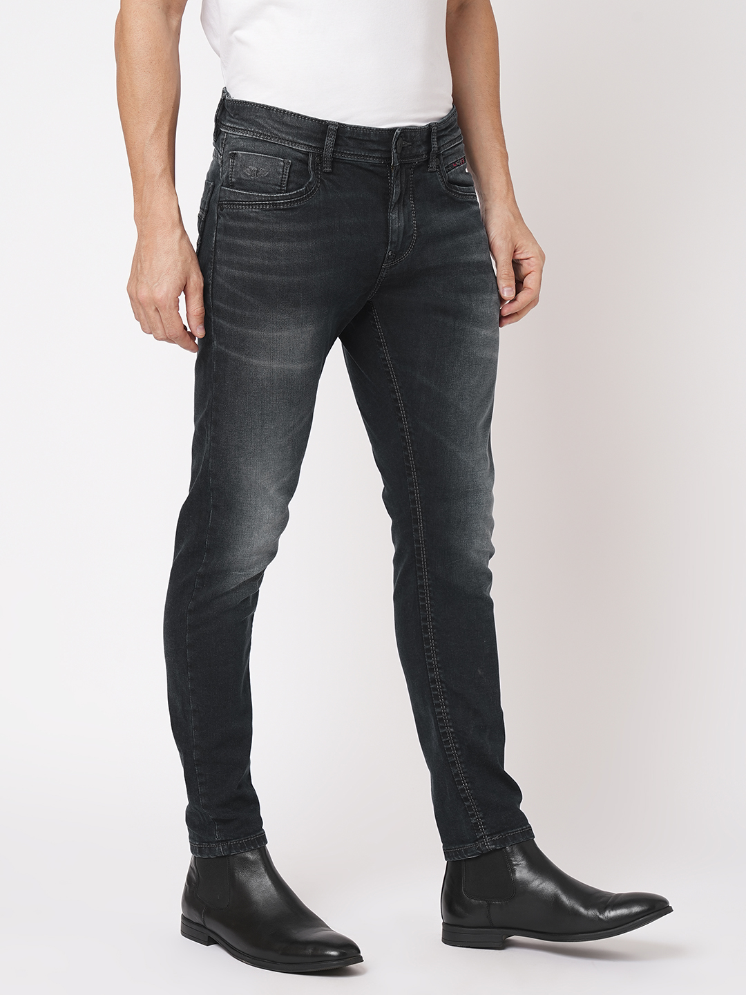 DK BLUE 5 POCKET LOW-RISE ANKLE LENGTH JEANS (SPRINGSTEEN FIT)