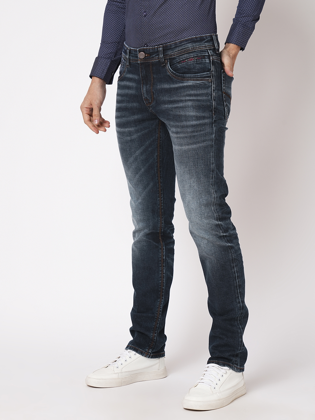 DK BLUE 5 POCKET MID-RISE JEANS (LENNON)