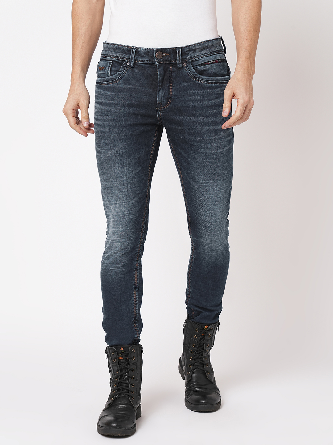 DK BLUE 5 POCKET LOW-RISE ANKLE LENGTH JEANS (SPRINGSTEEN FIT)