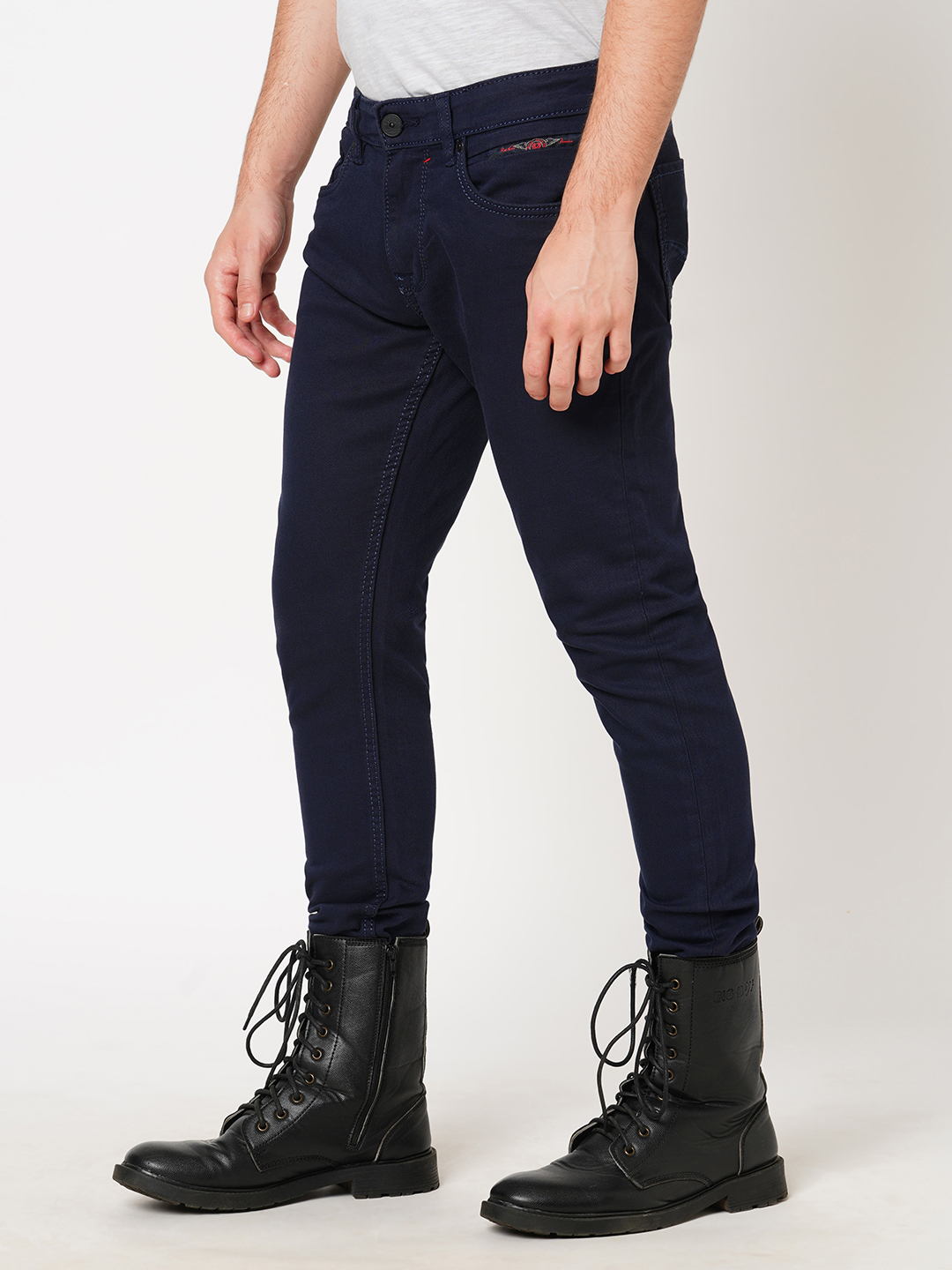 DK BLUE 5 POCKET LOW-RISE ANKLE LENGTH JEANS (SPRINGSTEEN FIT)