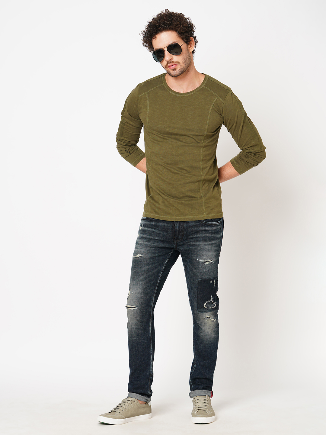 DK BLUE 5 POCKET MID-RISE NARROW TAPERED FIT JEANS (BILLY FIT)