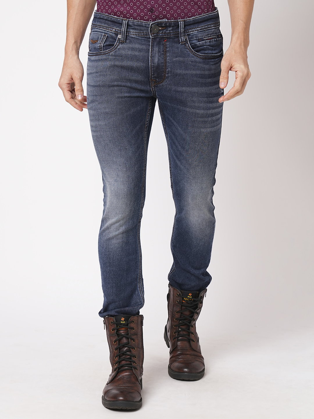 DK BLUE 5 POCKET MID-RISE JEANS (LENNON)