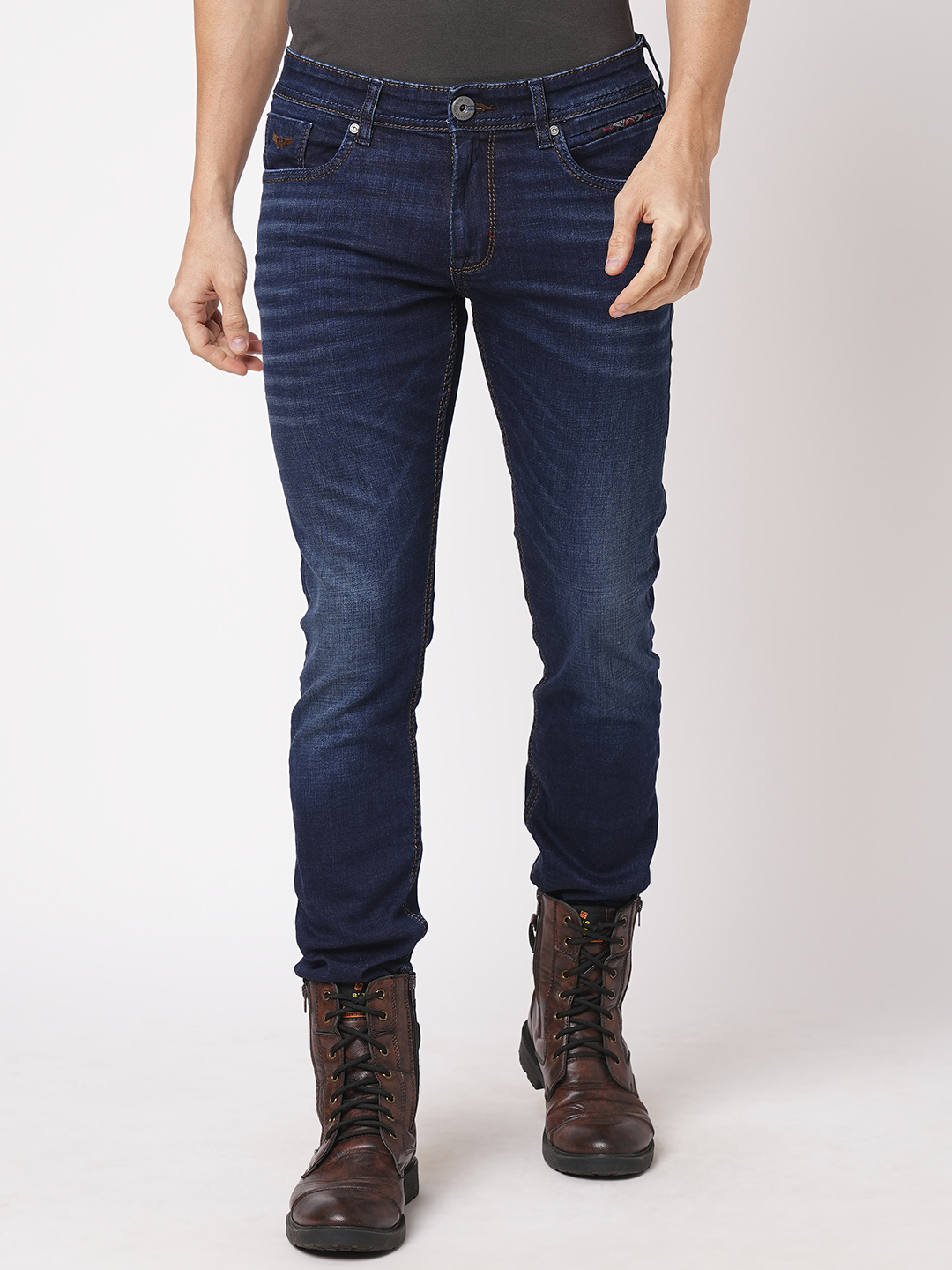 DK BLUE 5 POCKET MID-RISE JEANS (LENNON)